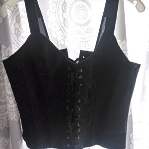 4XL Black Corset